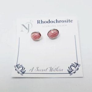Rhodochrosite Earrings